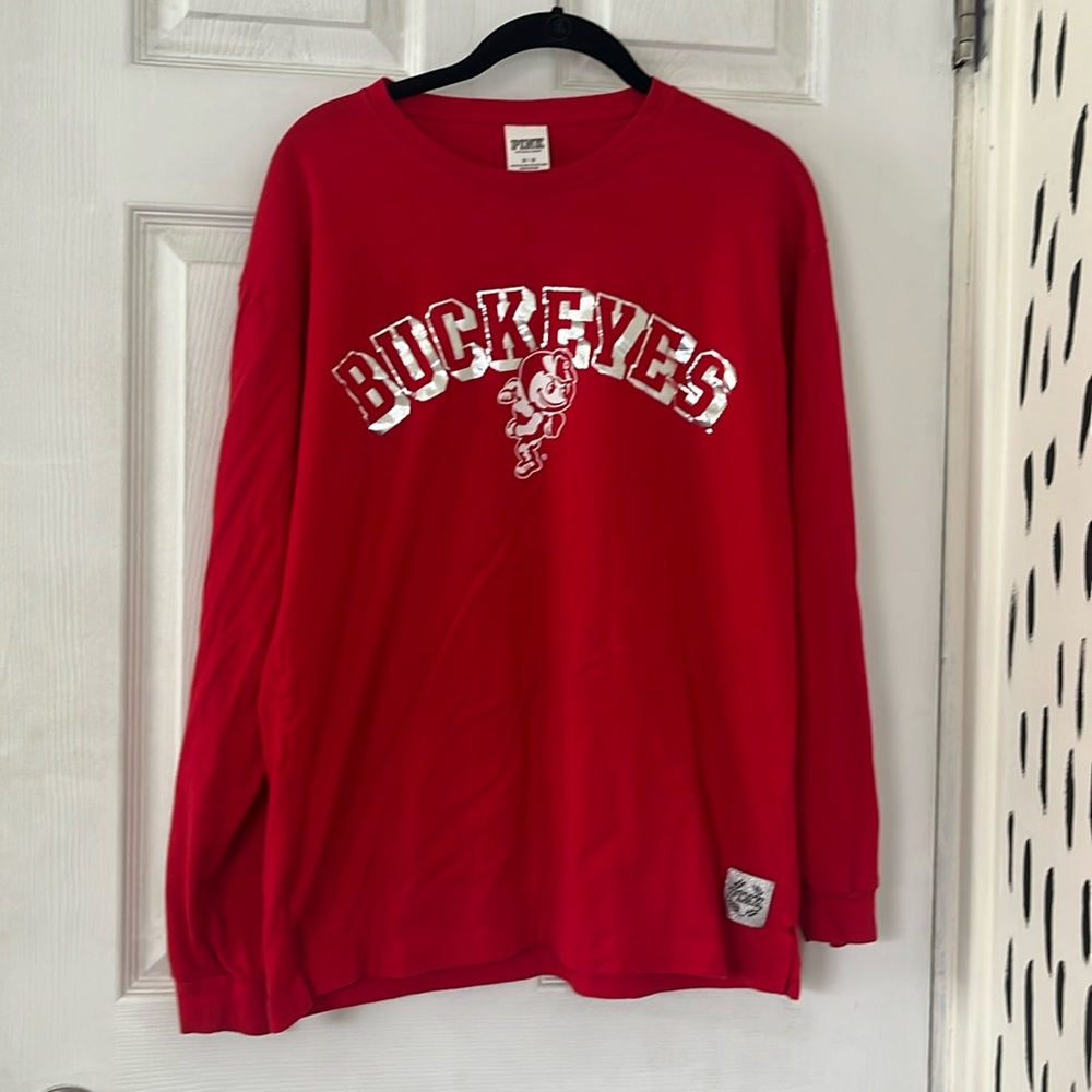 Ohio State T-shirt by Victoria’s Secret pink. Size Medium